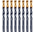 Сверло по металлу HSS Tin Golden Tip 10мм Denzel