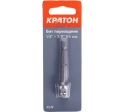 Переходник для бит 65 мм 1/4"х1/4" Кратон
