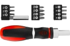 Отвертка реверсивная с набором бит 12 предметов PH+SL+PZ+Torx CrV Matrix