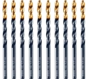 Сверло по металлу HSS Tin Golden Tip 4,8мм Denzel