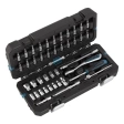 Набор инструментов 42 предмета 120 зубьев. CrV. 1/4" Gross