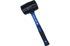 Киянка резиновая, черная резина, фибергласовая рукоятка 680 гр. VERTEXTOOLS