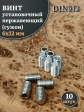 Винт установочный нержавеющий М6х12 DIN913 (гужон), 10 шт.