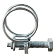 Хомут проволочный 51 мм (48-51) steel wire clamp, оцинкованный