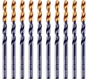 Сверло по металлу HSS Tin Golden Tip 4,5мм Denzel