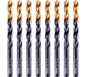 Сверло по металлу HSS Tin Golden Tip 8мм Denzel