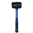 Киянка резиновая, черная резина, фибергласовая рукоятка 450 гр. VERTEXTOOLS