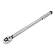 Ключ динамометрический хромированный быстрый сброс 28-210Нм 1/2" CrV Stels