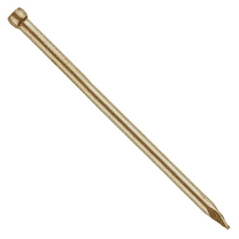 Гвозди 1,2х50 мм покрытие латунь упаковка 100гр фото 2
