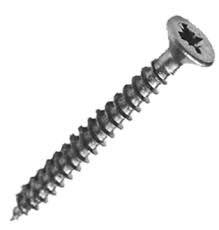 Шуруп для дерева потай Б 4,5х30 Белый цинк фото 1