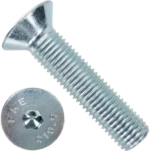 Винт потайной под шестигранник 4х8 DIN7991 к.п.10.9, 10шт. фото 4