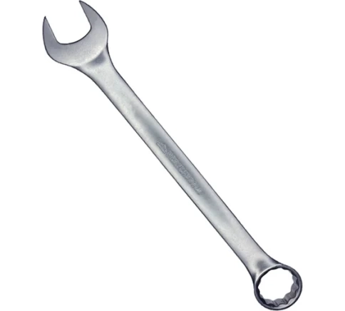 Ключ комбинированный матовый хром 9 мм VERTEXTOOLS фото 1