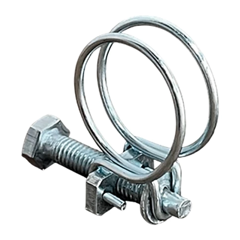 Хомут проволочный 76 мм steel wire clamp, оцинкованный фото 2