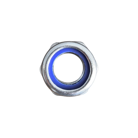 Гайка М6 со стопорным кольцом DIN 985 нержавеющая А2 фото 2