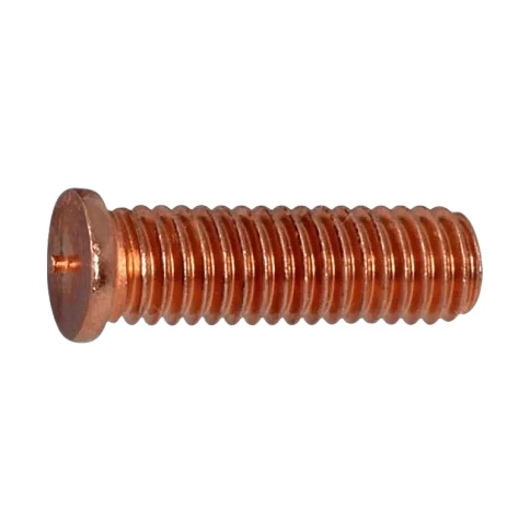 Приварная шпилька резьбовая DIN 32501 М5х35 омедненная, 500 шт. фото 2