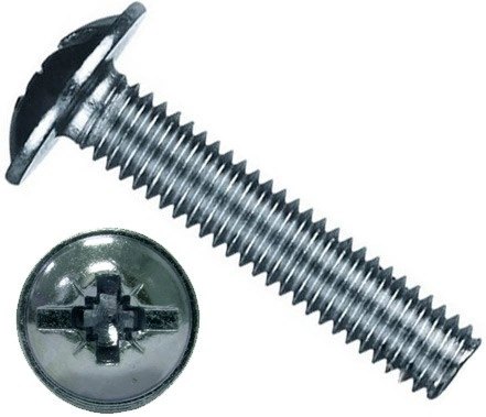 Винт с прессшайбой М8х30 полукруглая головка DIN967, 10 шт. фото 5