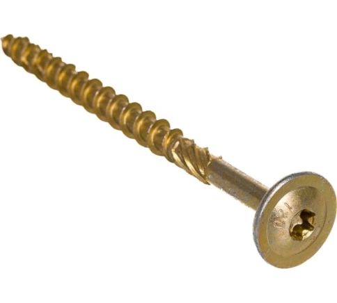 Саморез 6х120 по дереву с прессшайбой Тorx, ЖЦ, 5 шт. фото 5