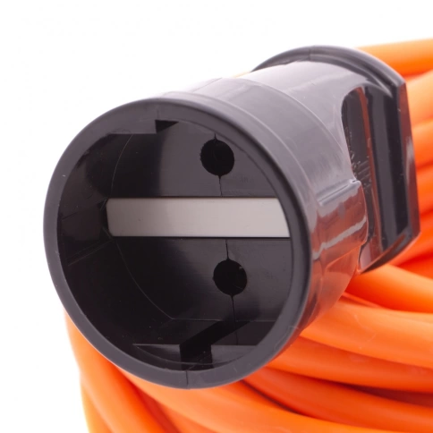 Удлинитель-шнур силовой, 20 м, 10А, 1 розетка, тип УХ10 Сибртех фото 3