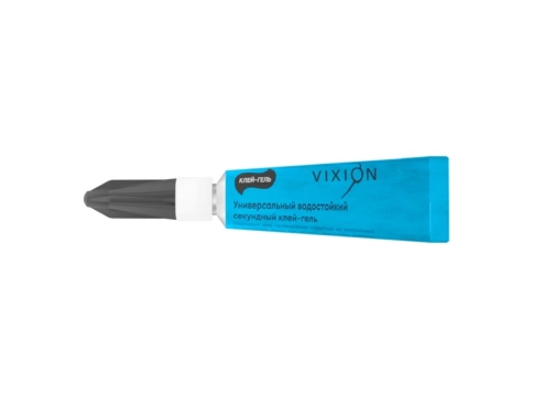 Супер клей-гель универсальный прозрачный 3 гр. VIXION PRO фото 3